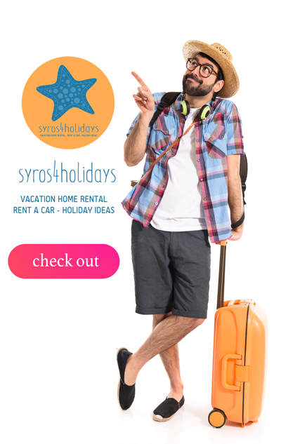 syros4holidays, accommodation, rentals a car, holiday ideas in Syros